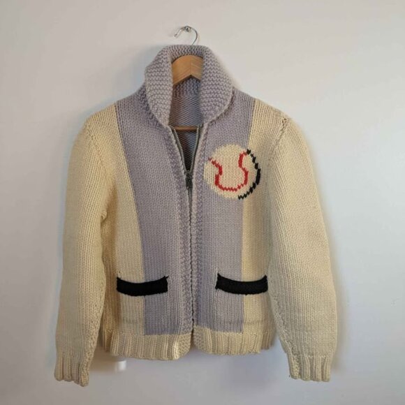 Wool sweater baseball size Small - Picture 2 of 5